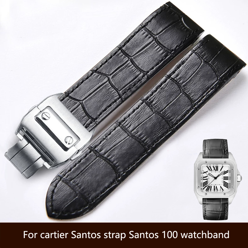 Cartier Watch Tank - Bracelet de montre en cuir véritable