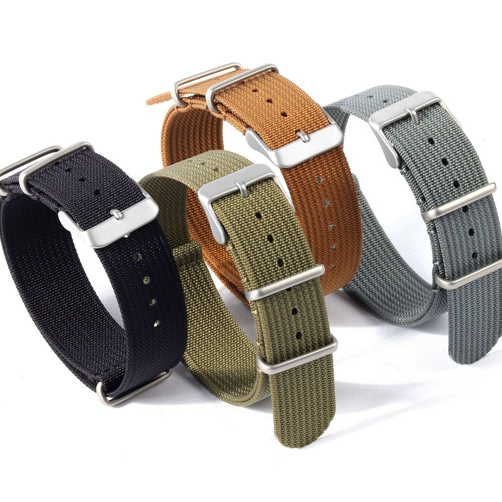 Nato Strap Nylon - Bracelet de montre NATO 14/16/18/20/22 mm,