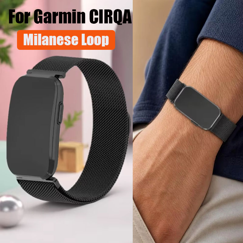 Milanese Loop Magnetic - Bracelet en métal pour Garmin CIRQA,