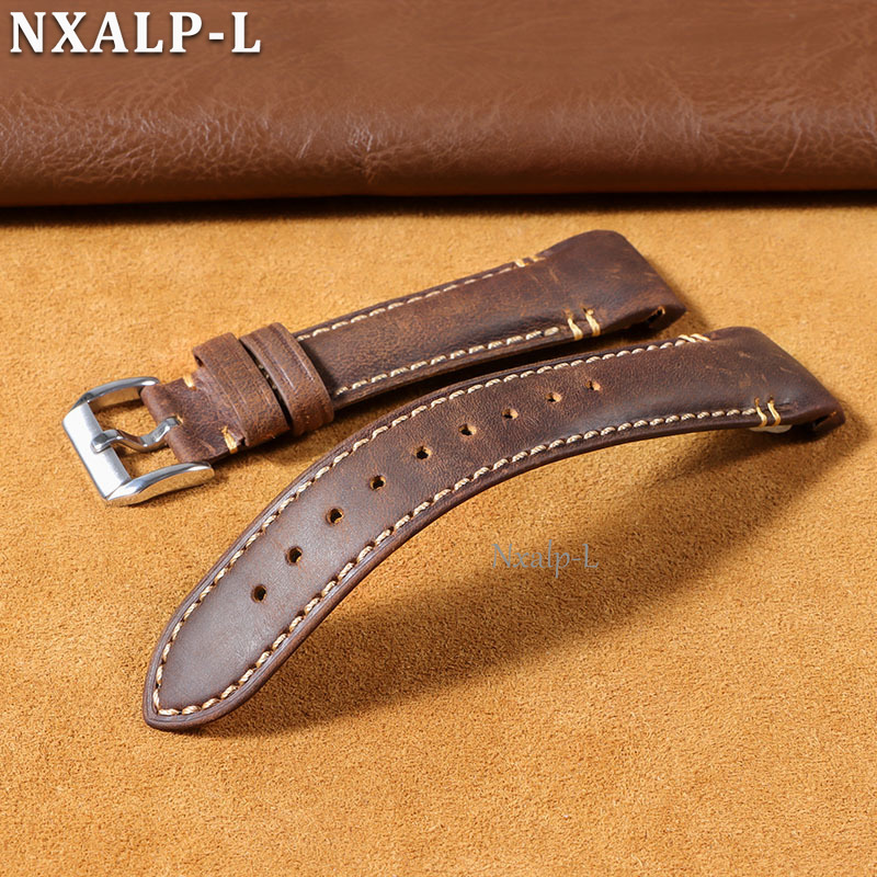 Bracelet de montre en cuir de  - Curved Spring Bar avis et prix