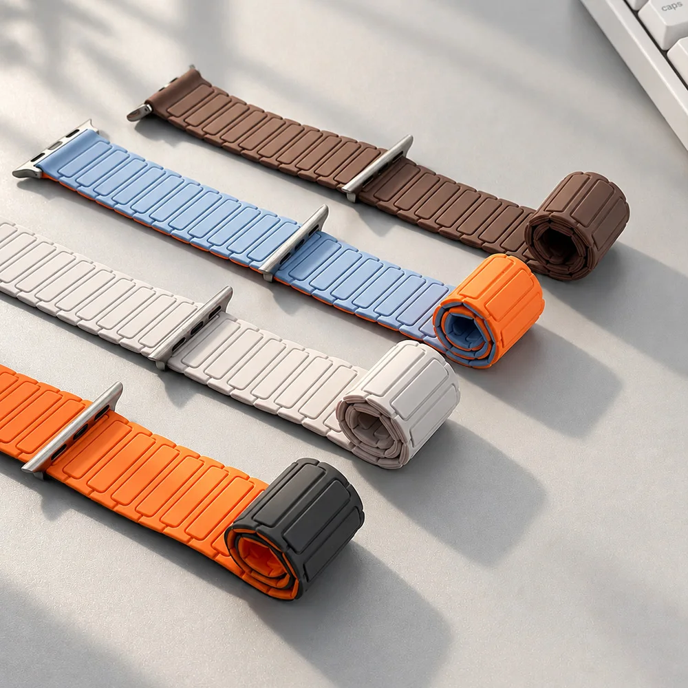 Bracelet magnétique en silicon - Milanese Loop Magnetic avis et prix
