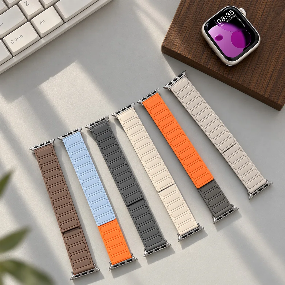 Bracelet magnétique en silicon - Milanese Loop Magnetic avis et prix