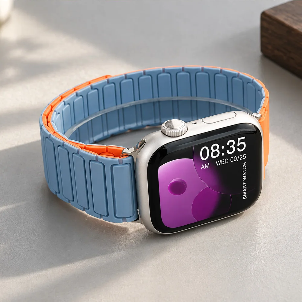 Bracelet magnétique en silicon - Milanese Loop Magnetic avis et prix