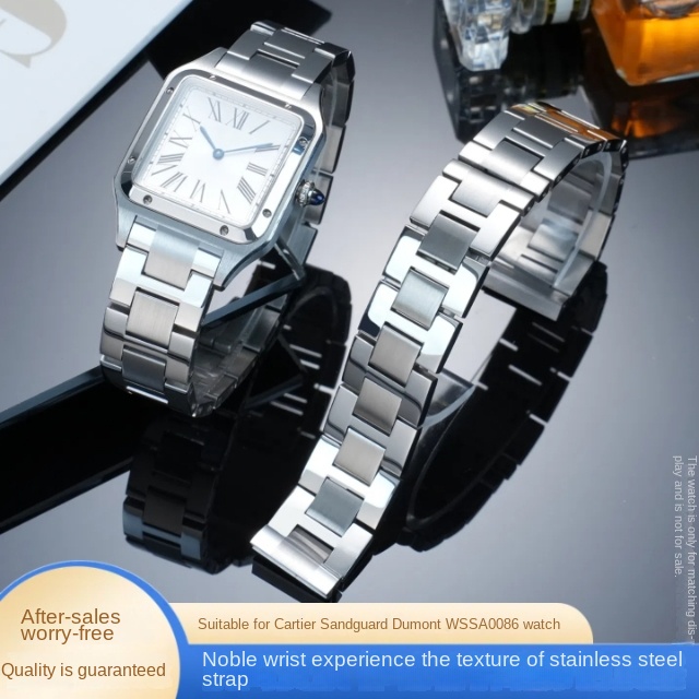 Bracelet en acier inoxydable à - Cartier Watch Santos avis et prix