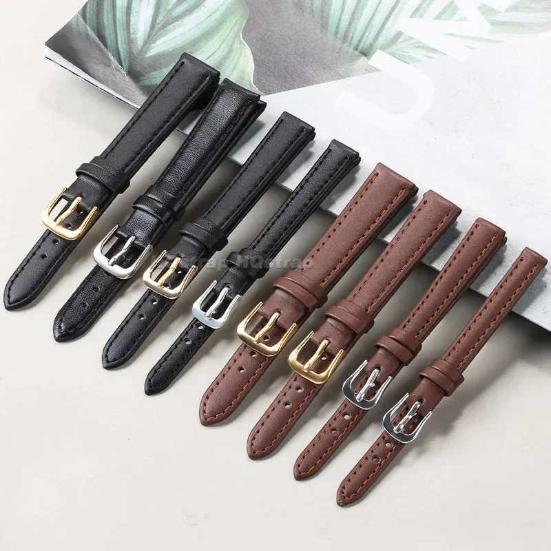 Bracelet de montre fin en cuir - Suede Strap Watch avis et prix