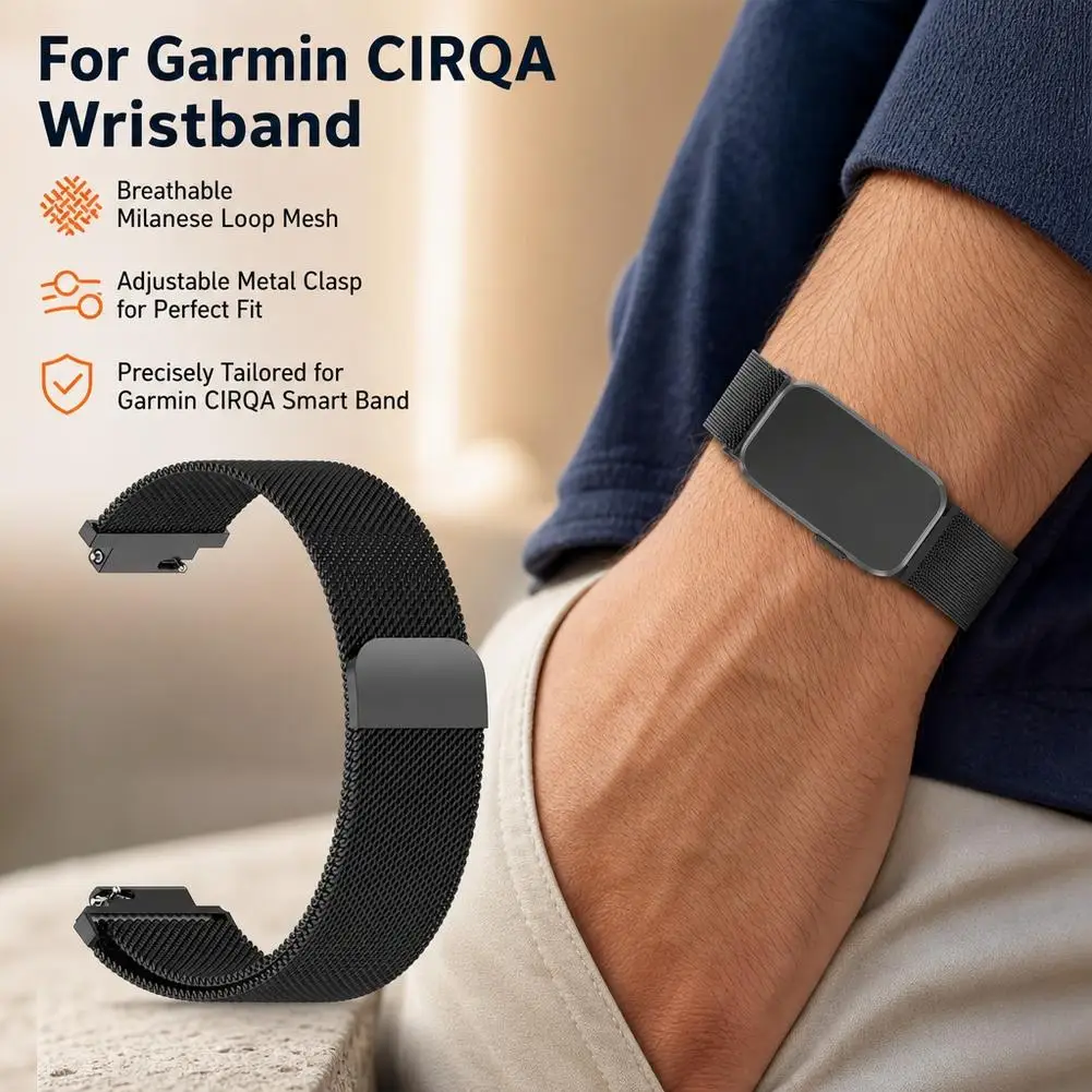 Bracelet en métal pour Garmin  - Milanese Loop Magnetic avis et prix