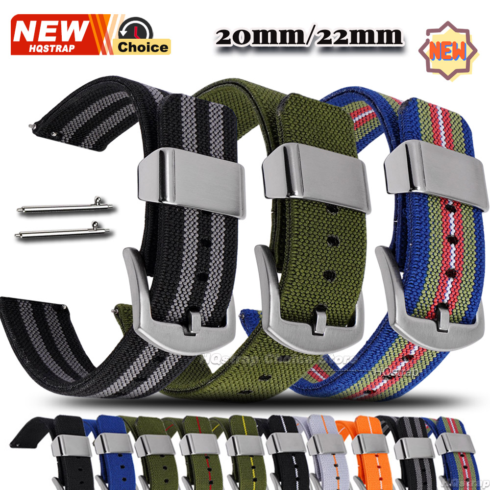 Bracelet en nylon élastique av - Nato Strap Nylon avis et prix