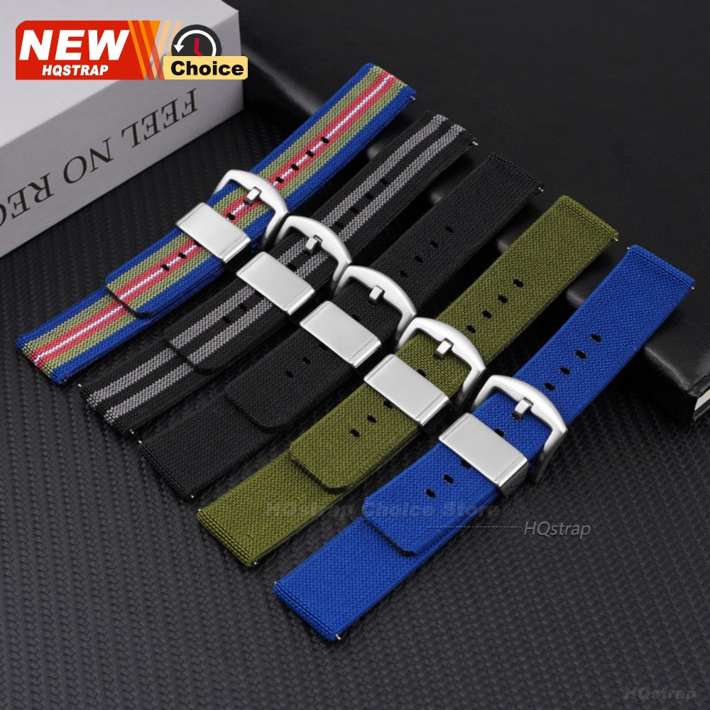 Bracelet en nylon élastique av - Nato Strap Nylon avis et prix